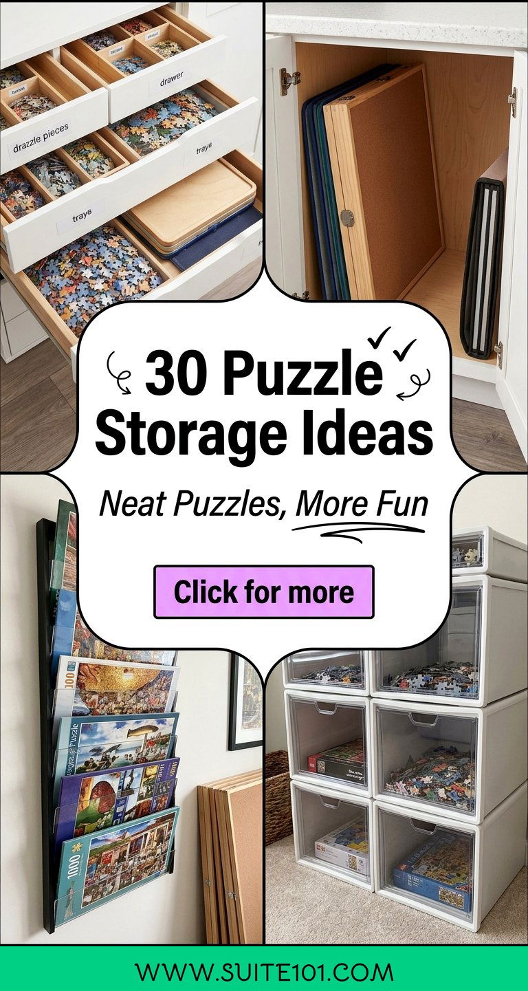 Puzzle Storage Ideas 30 Space-Saving Solutions for Jigsaws - Puzzle Storage Ideas: 30 Space-Saving Solutions for Jigsaws