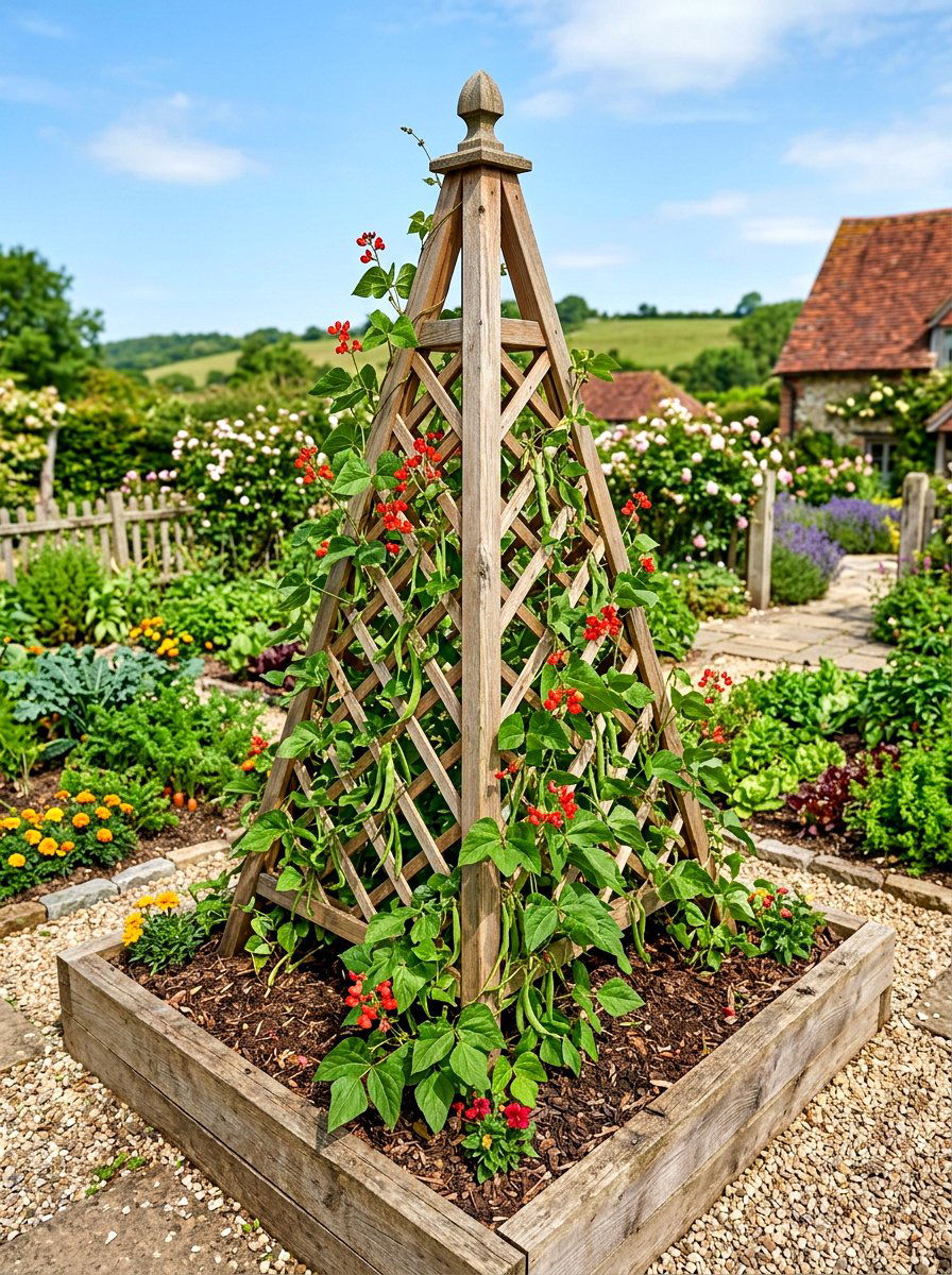 30 garden trellis ideas: Grow Beautiful Vines Vertically