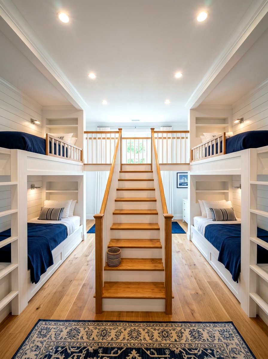 Quad Bunk Bed - 30 bunk room ideas