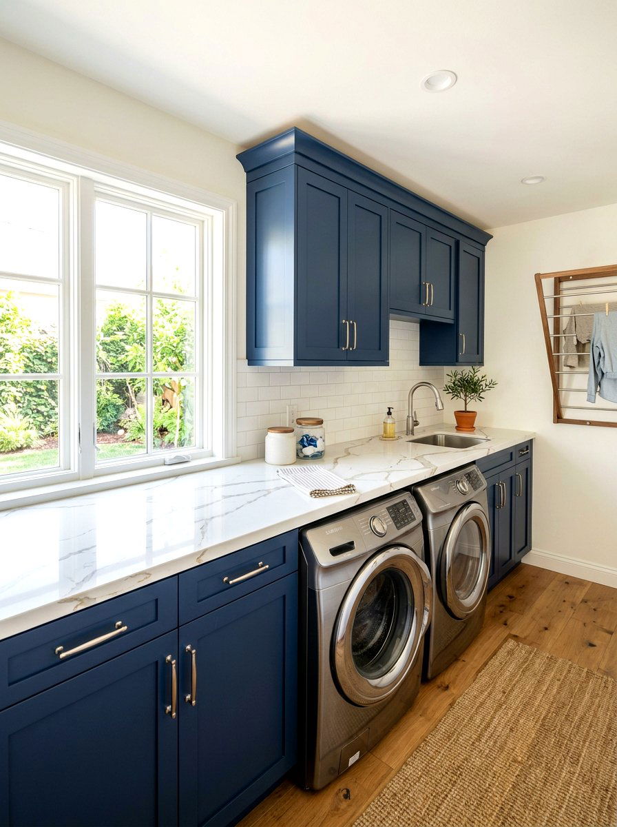 Quartz Countertop Laundry Area - 30 laundry closet ideas