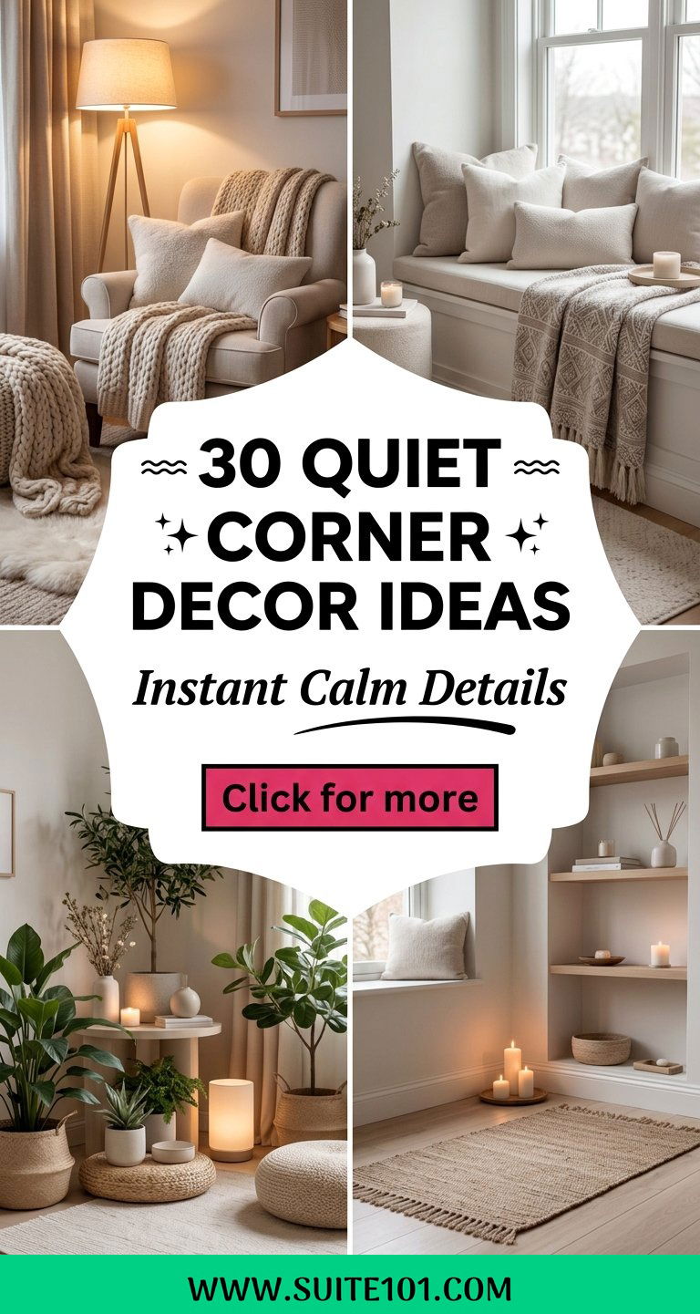 Quiet Corner Decor Ideas 30 Comfy Details for Instant Calm - Quiet Corner Decor Ideas: 30 Comfy Details for Instant Calm