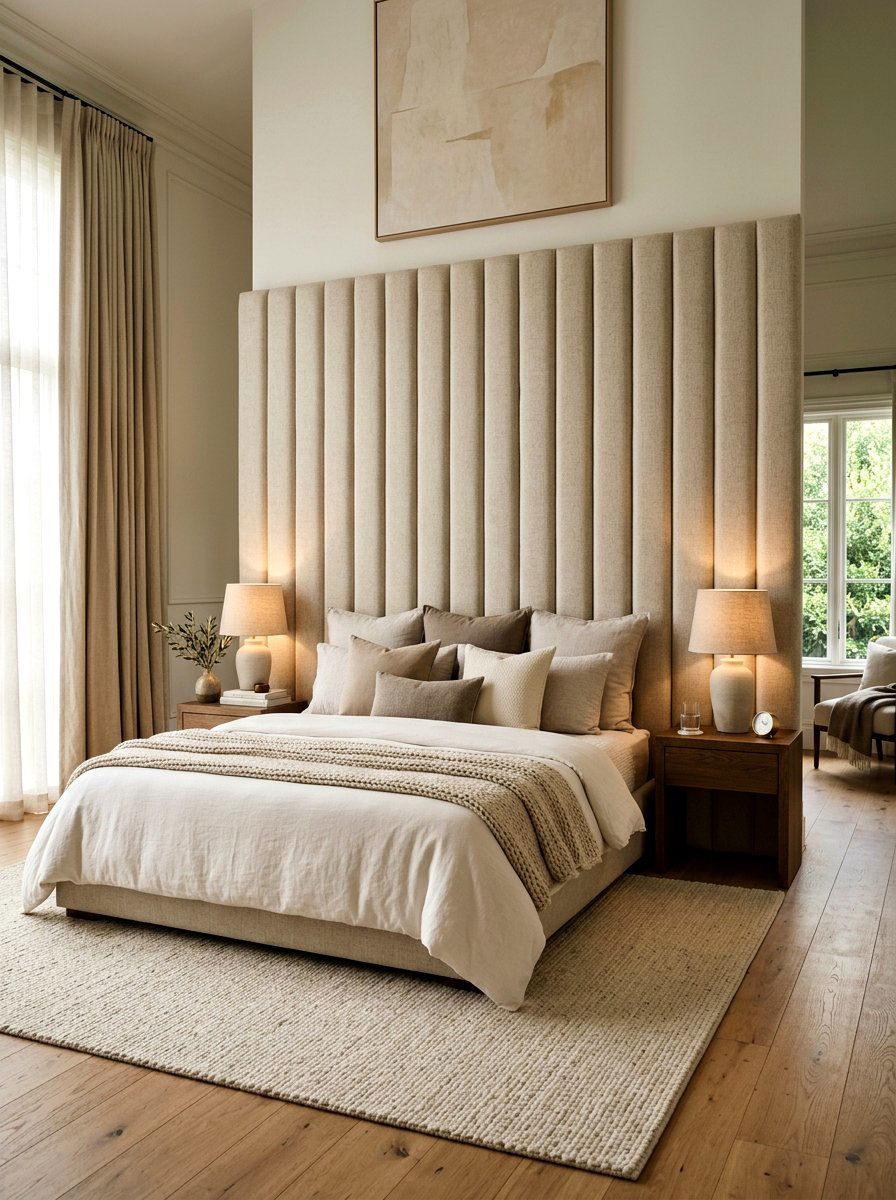 Quiet Luxury Upholstered Headboard Bedroom - 30 quiet luxury bedroom ideas
