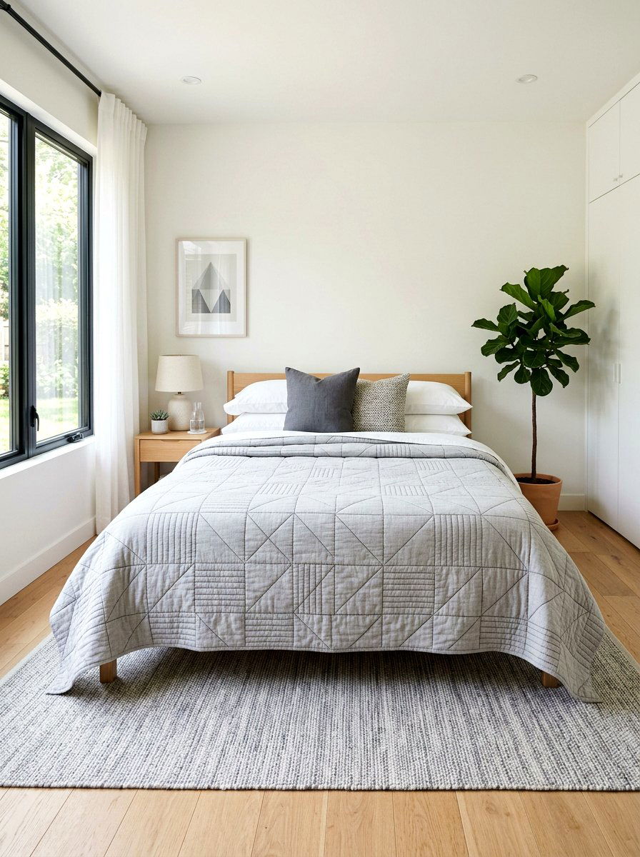 Quilted Bed Cover - 30 layered bed styling ideas