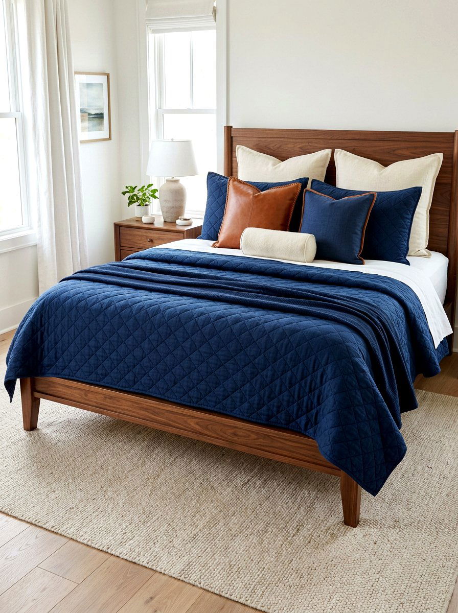 Quilted Bedding Suite - 30 equestrian decor ideas
