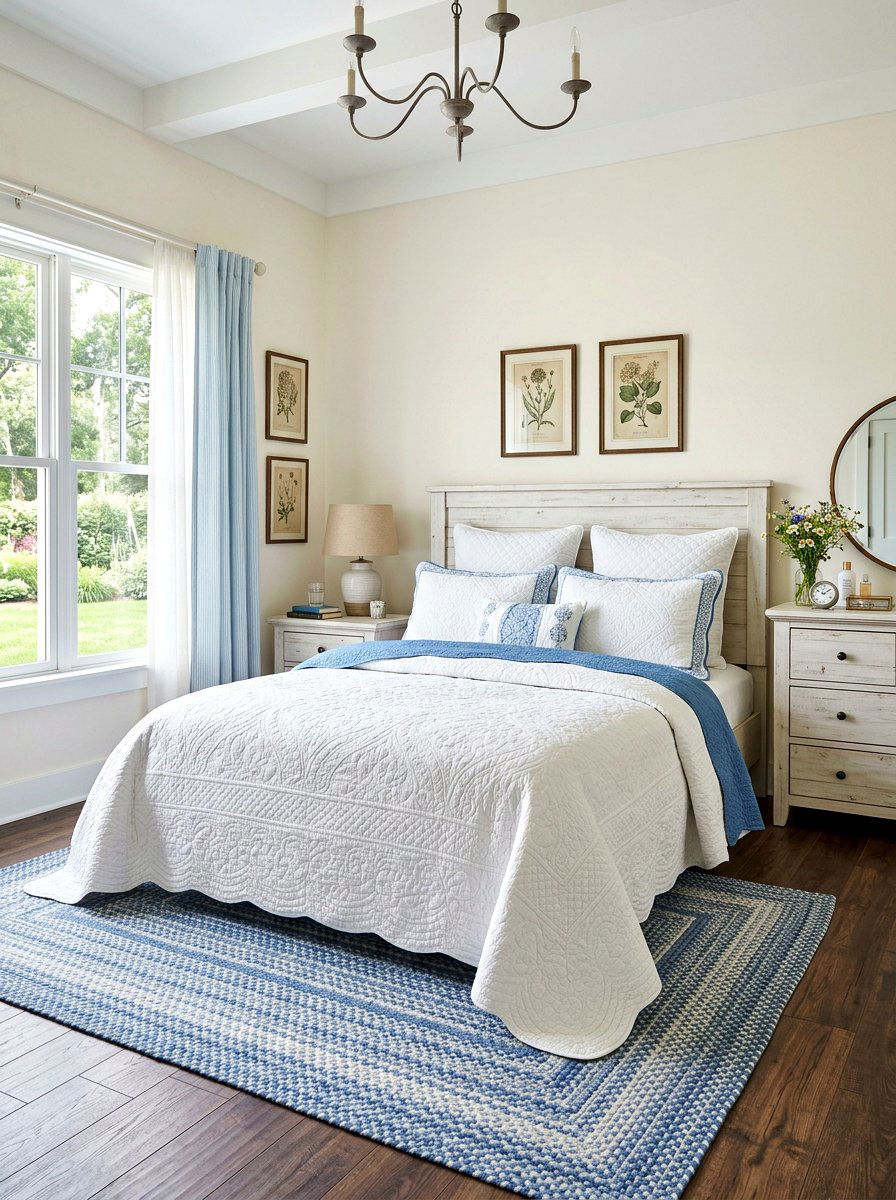 Quilted bedspread set - 30 pillowy bed styling ideas