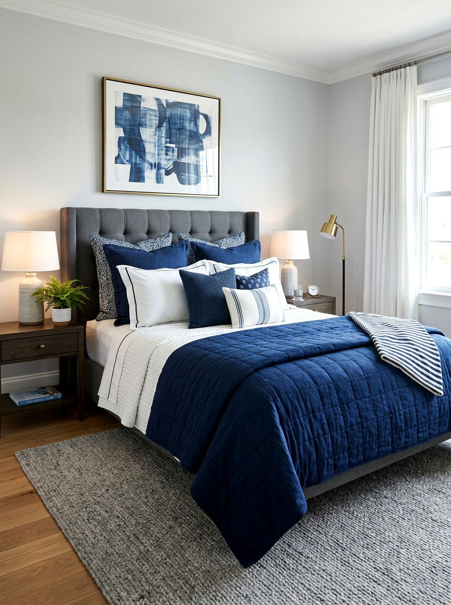 Quilted duvet layers - 30 designer duvet styling ideas