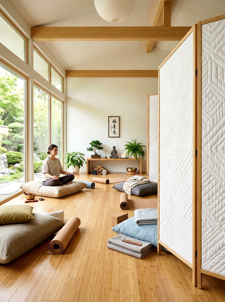 Quilted room partitions - 30 sound absorbing decor ideas