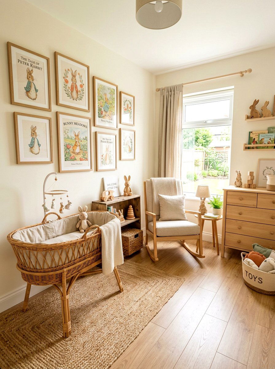 Rabbit Theme Nursery - 30 vintage nursery ideas