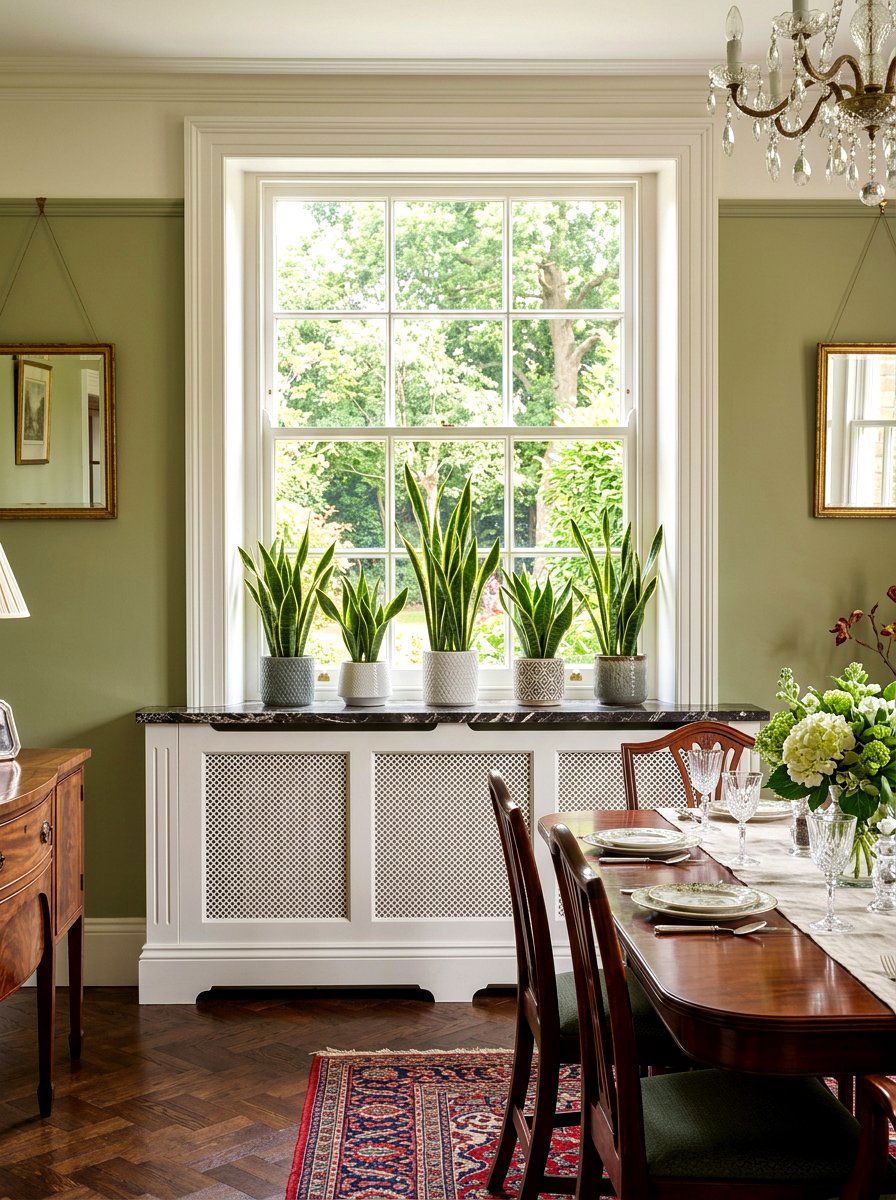 Radiator Cover Plant Shelf - 30 houseplant shelf ideas