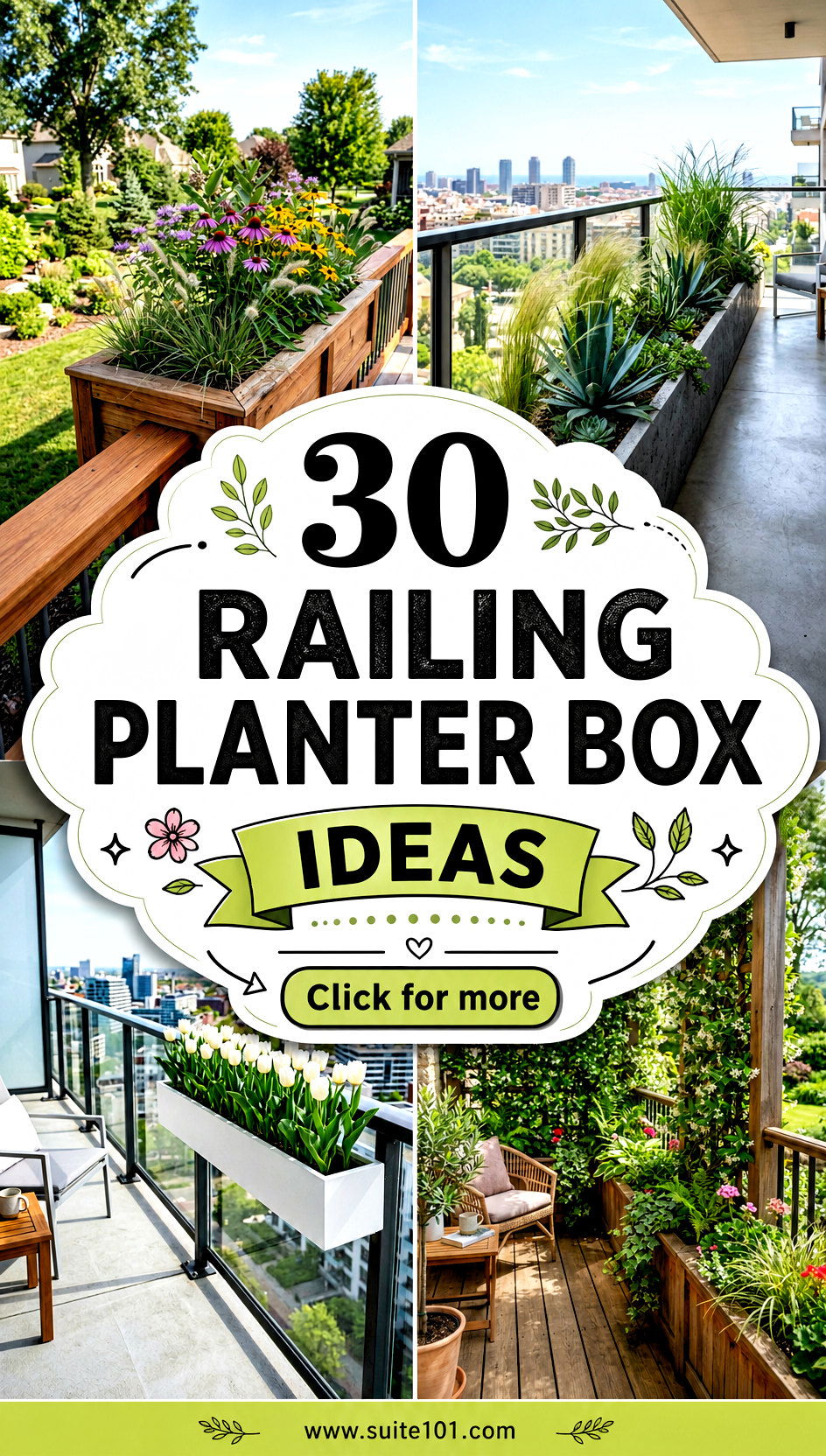 Railing Planter Box Ideas 30 Styles to Grow More on Any Balcony - Railing Planter Box Ideas: 30 Styles to Grow More on Any Balcony