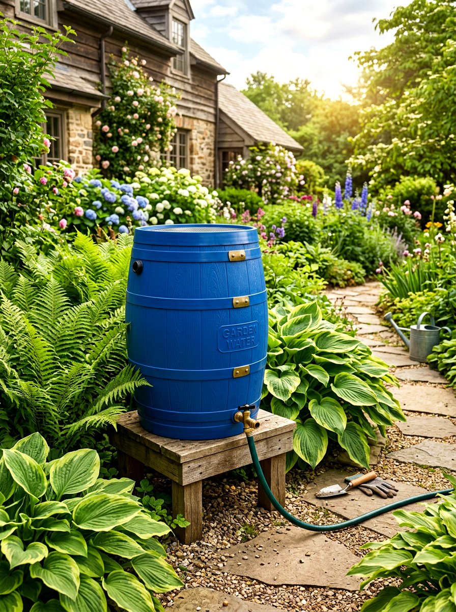 Rain Barrel For Garden - 30 rainwater collection ideas