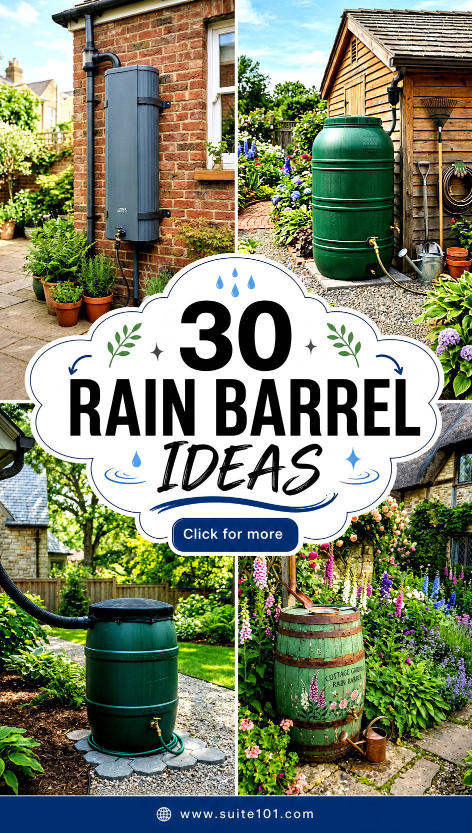 Rain Barrel Ideas 30 Smart Ways to Collect Water and Save Money - Rain Barrel Ideas: 30 Smart Ways to Collect Water and Save Money