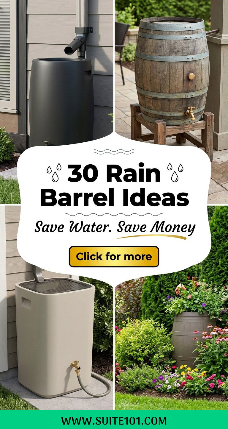 Rain Barrel Ideas 30 Smart Ways to Collect Water and Save Money - Rain Barrel Ideas: 30 Smart Ways to Collect Water and Save Money