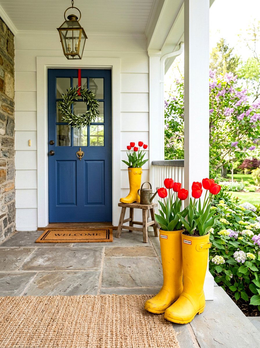 30 Spring Front Entry Ideas to Make a Grand First Impression