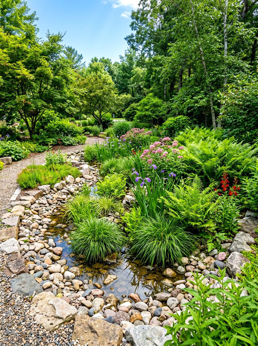 Rain Garden - 30 woodland garden ideas