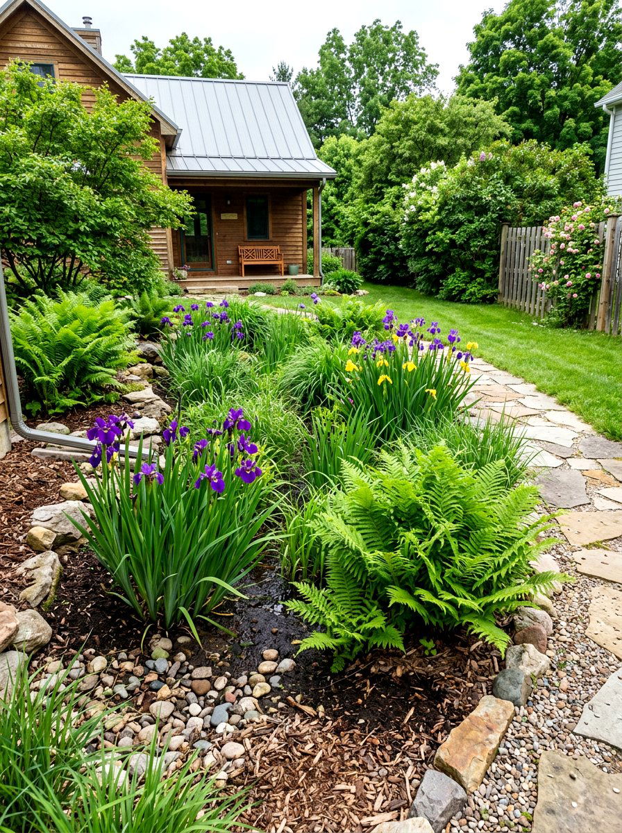 Rain Garden Backyard - 30 naturalistic backyard ideas