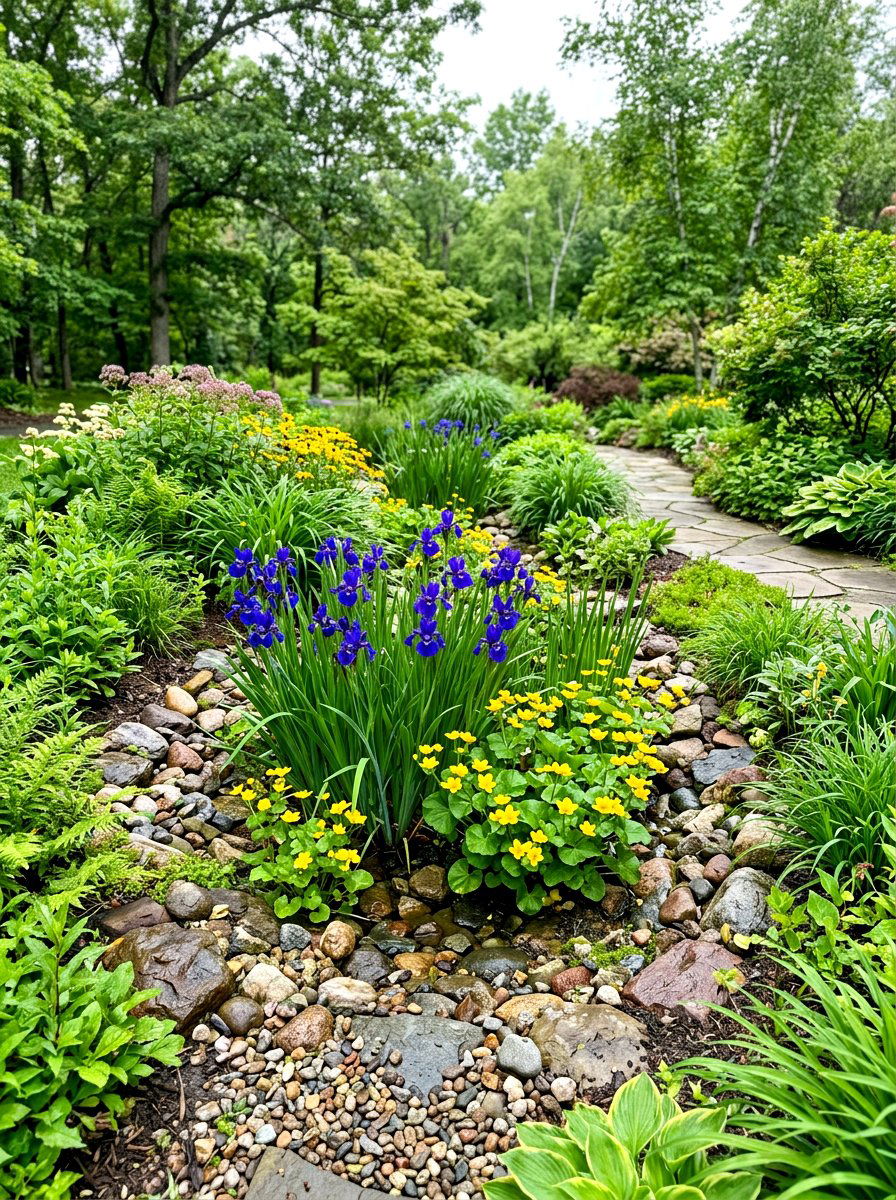 Rain Garden Flowers - 30 flower field backyard ideas