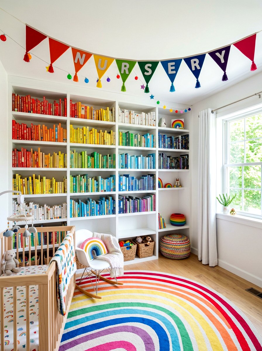 30 Nursery Library Wall Ideas for a Cozy Nursery Reading Nook