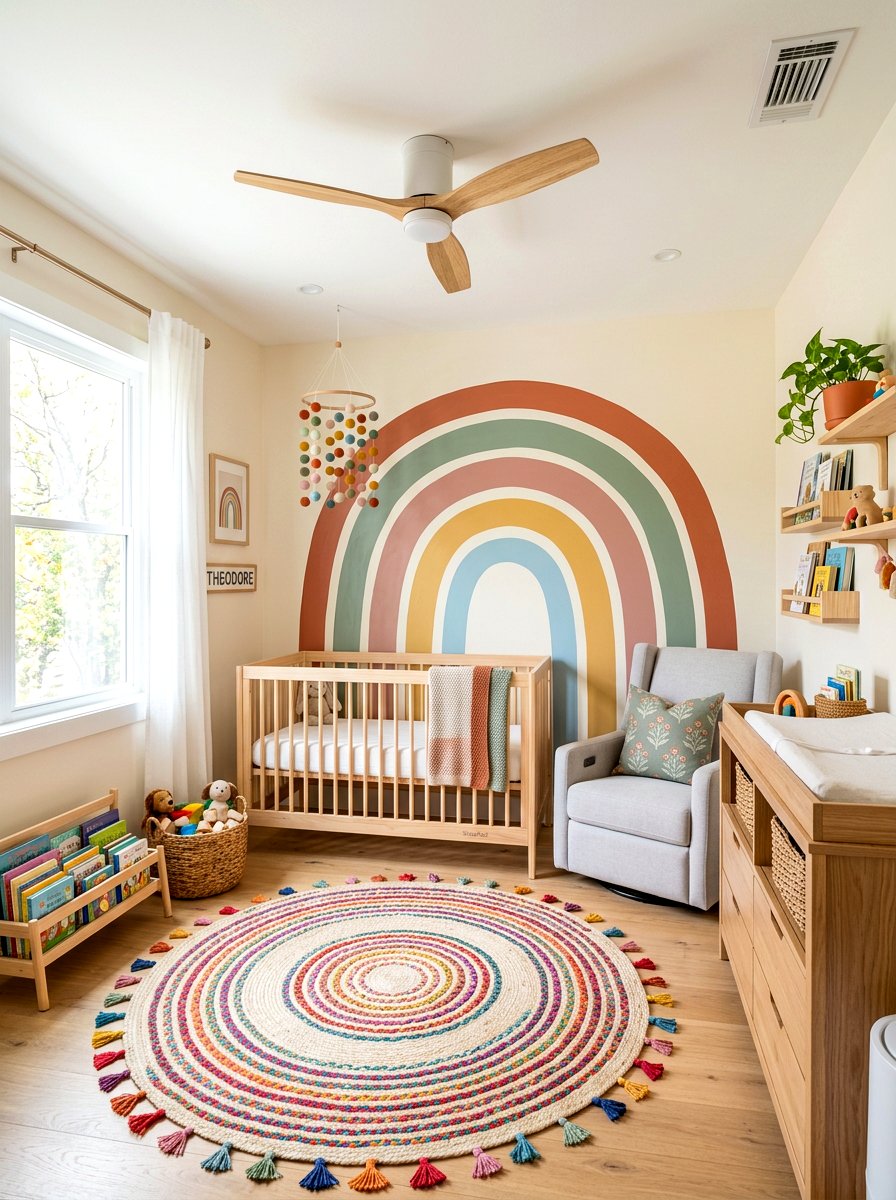 Rainbow Nursery - 30 nursery ideas