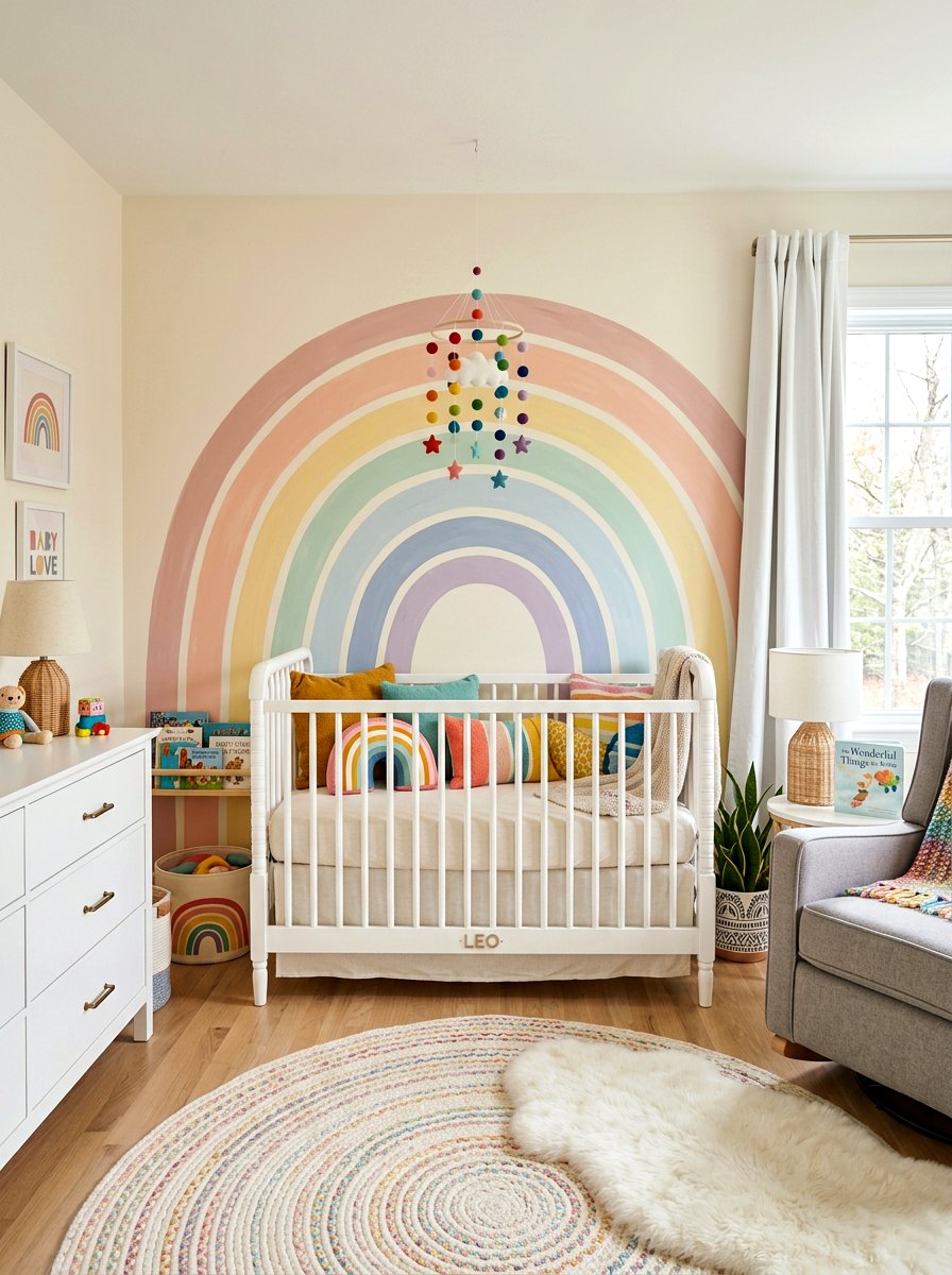 Rainbow Nursery - 30 baby room ideas