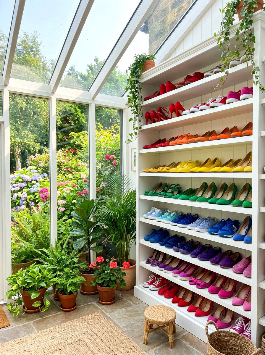 30 Color Coordinated Closet Ideas for Easy, Pretty Organization