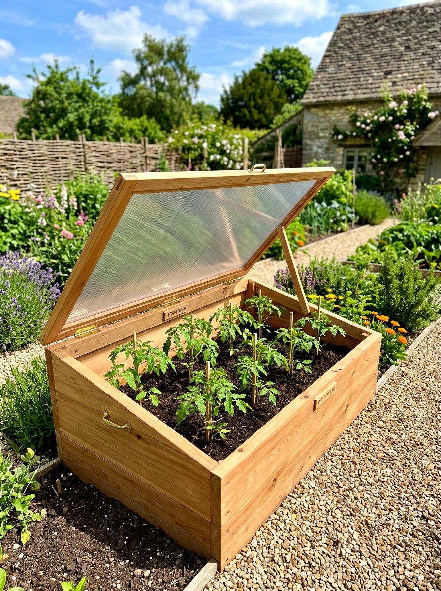 Raised Bed Cold Frame - 30 cold frame garden ideas