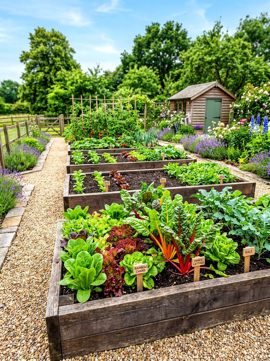 Raised Bed Garden - 30 small yard landscaping ideas