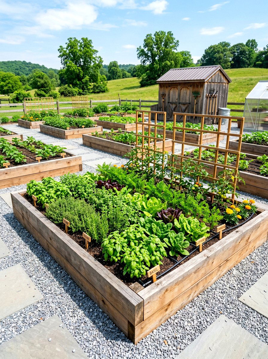Raised Bed Garden - 30 modern front yard ideas