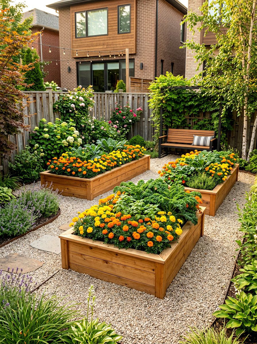 Raised Bed Garden - 30 small garden ideas