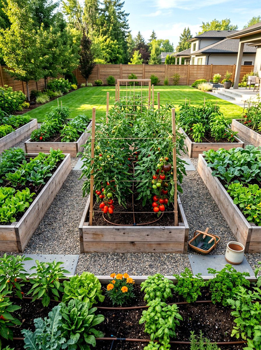 Raised Bed Garden Layout - 30 vegetable garden layout ideas