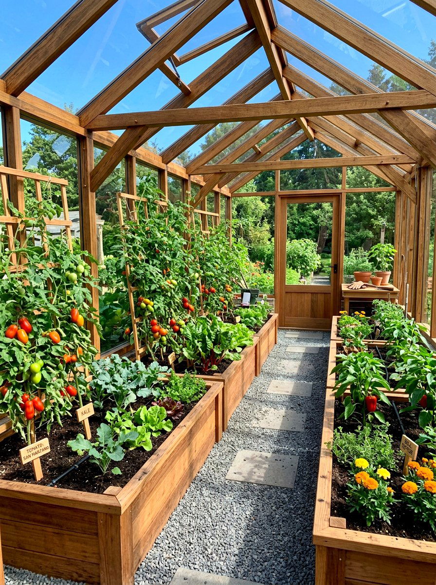 Raised Bed Greenhouse - 30 greenhouse ideas