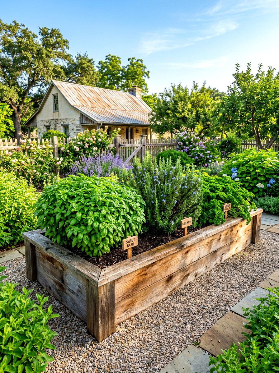 Raised Bed Herb Garden - 30 herb garden layout ideas