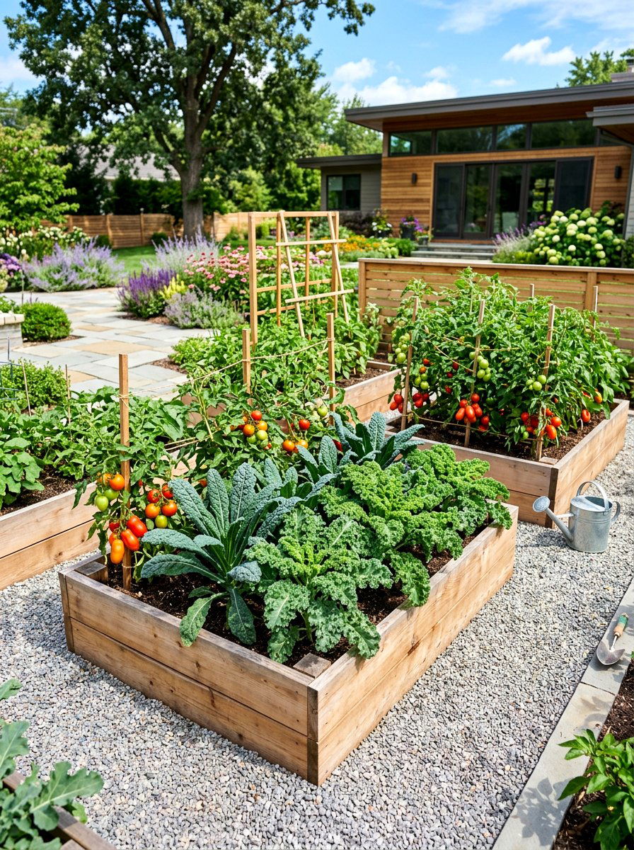 Raised Bed Kitchen Garden - 30 kitchen garden ideas