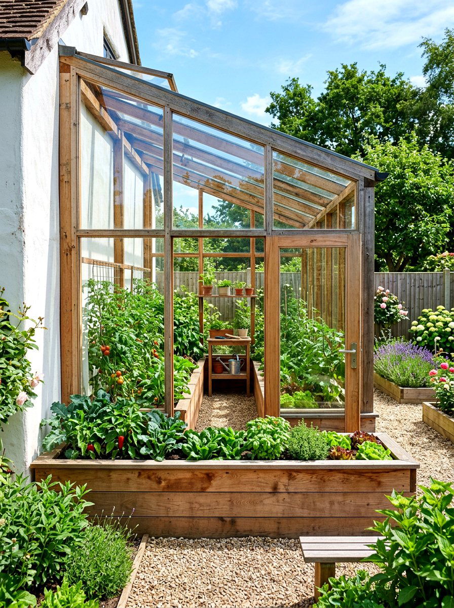 Raised Bed Lean To Greenhouse - 30 lean to greenhouse ideas