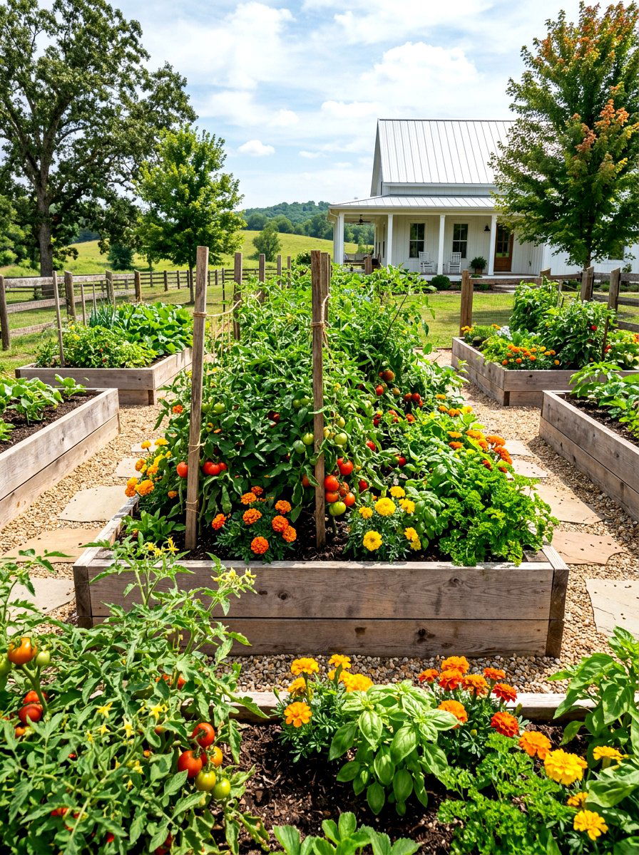 Raised Bed Vegetable Garden - 30 vegetable garden ideas