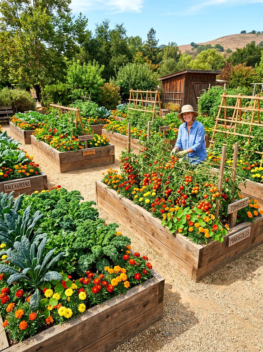 Raised Bed - 30 healing garden ideas