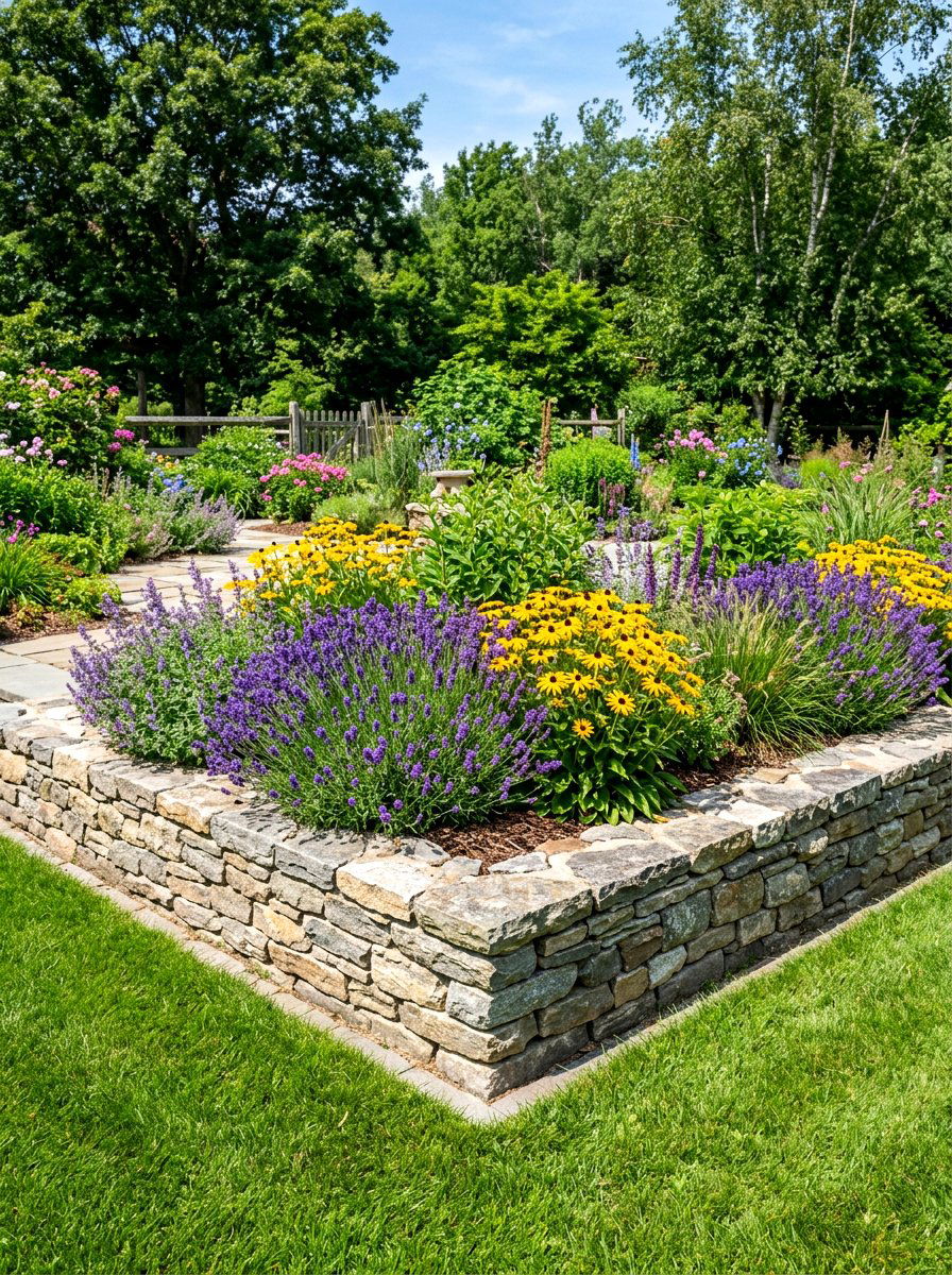 Raised Corner Flower Bed - 30 corner garden ideas