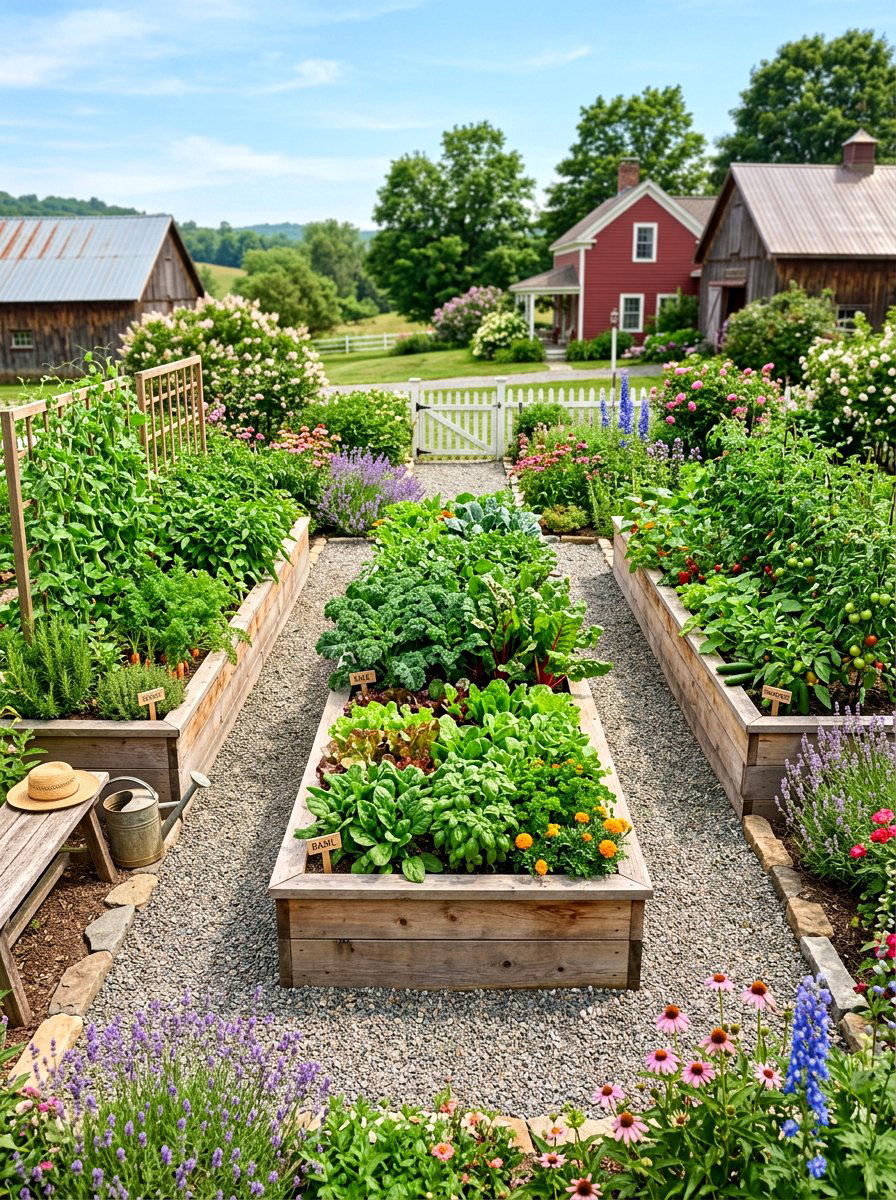 Raised Garden Bed - 30 backyard makeover ideas