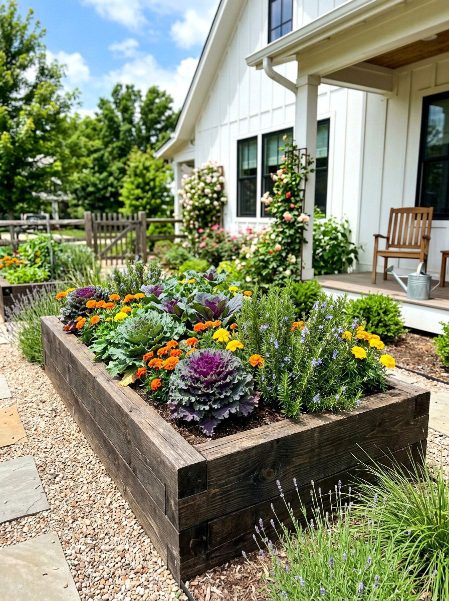 Raised Garden Bed Front Yard - 30 front yard border ideas