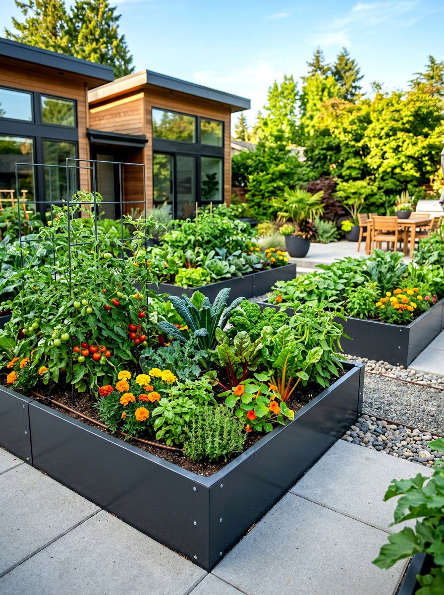 Raised Garden Beds - 30 narrow garden ideas