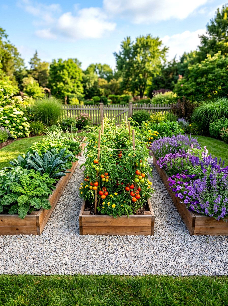 Raised Garden Beds - 30 backyard landscaping ideas
