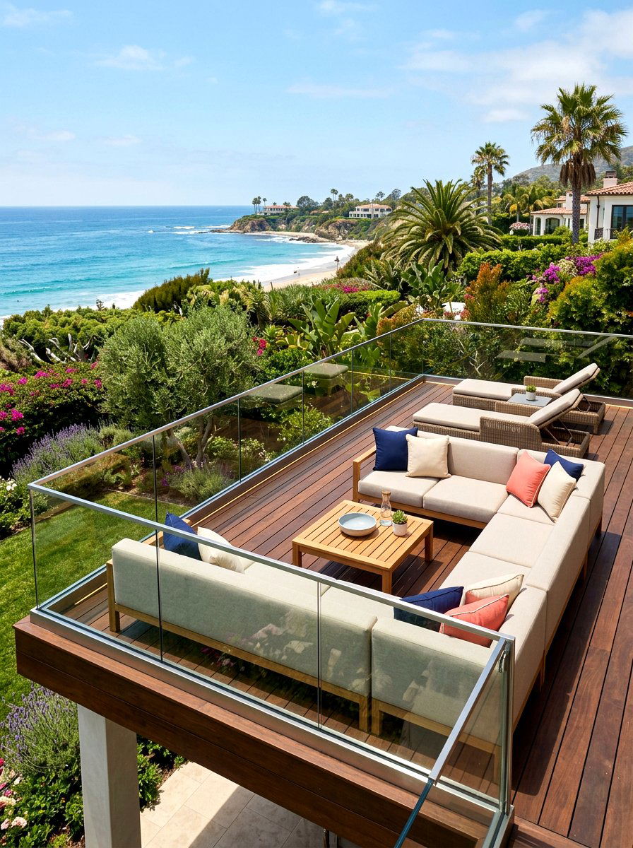 Raised Platform Deck - 30 stargazing backyard ideas