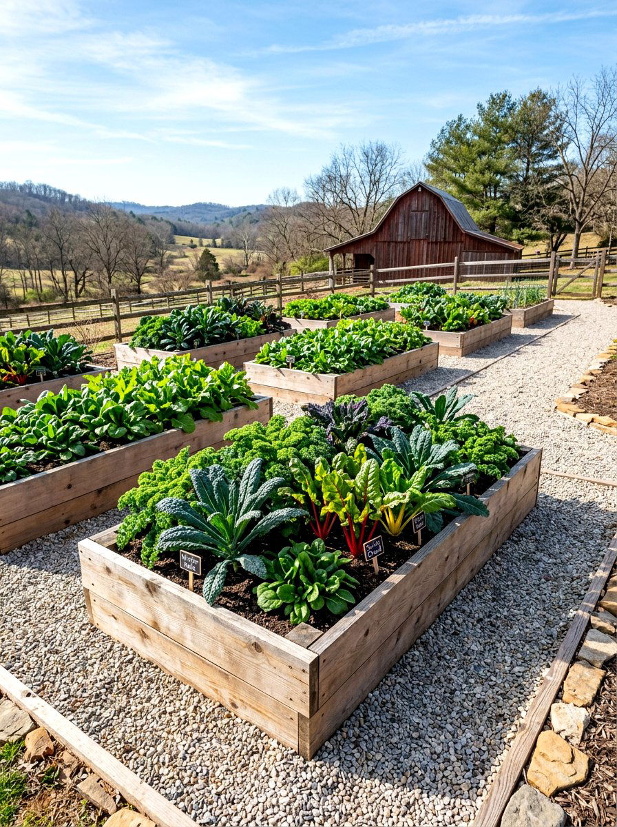 Raised Vegetable Bed - 30 year round garden ideas