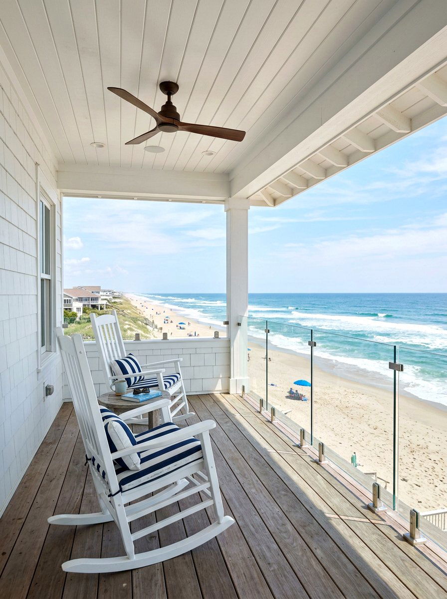 Raised beach porch - 30 beach house patio ideas