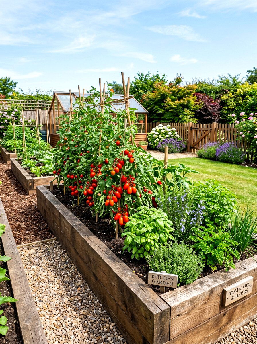 Raised bed garden border - 30 garden border ideas