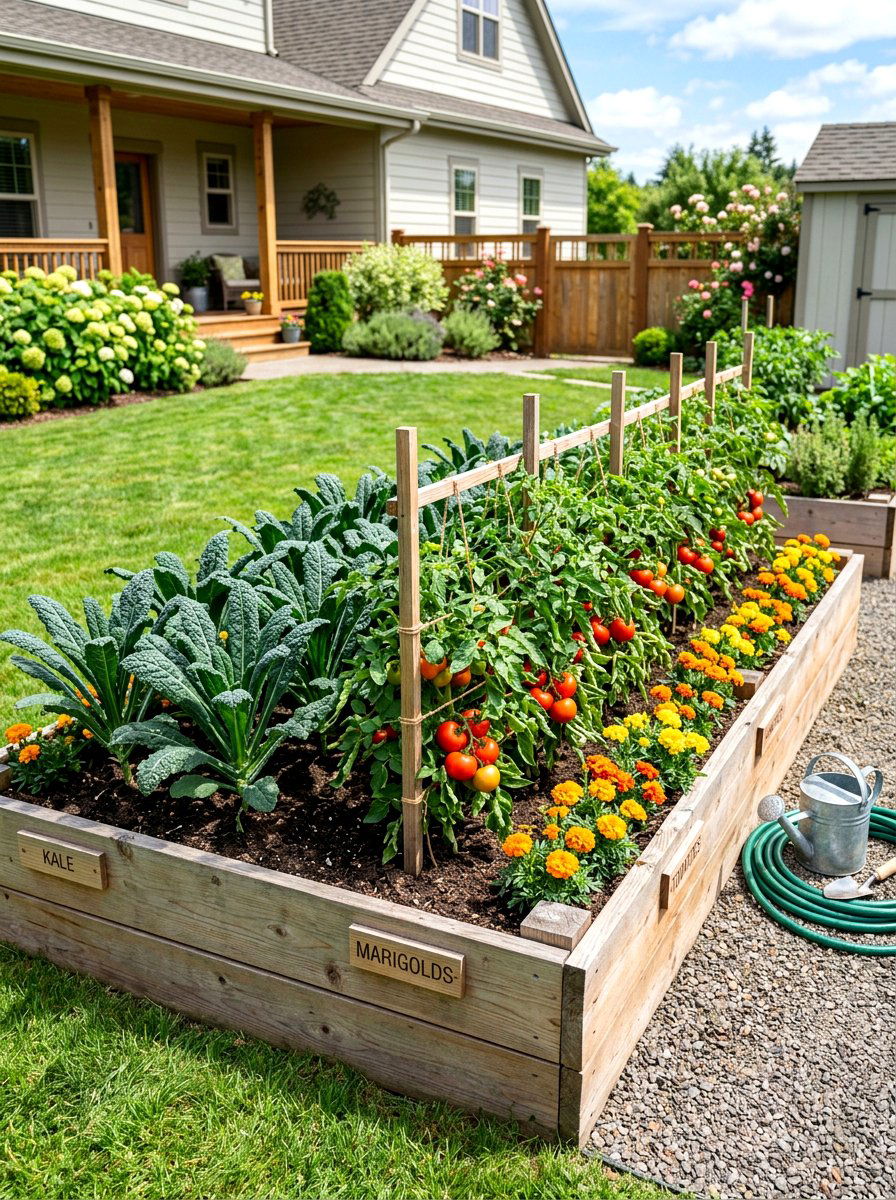 Raised garden bed - 30 garden planter ideas