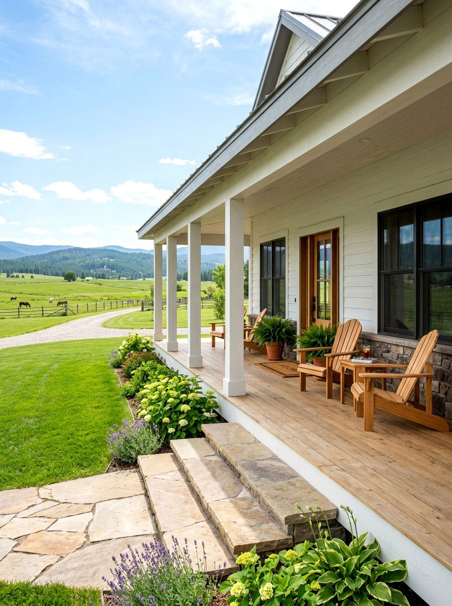 Ranch Front Porch - 30 front porch entry ideas