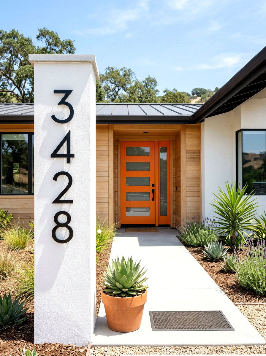 Ranch House Modern House Numbers - 30 ranch house curb appeal ideas
