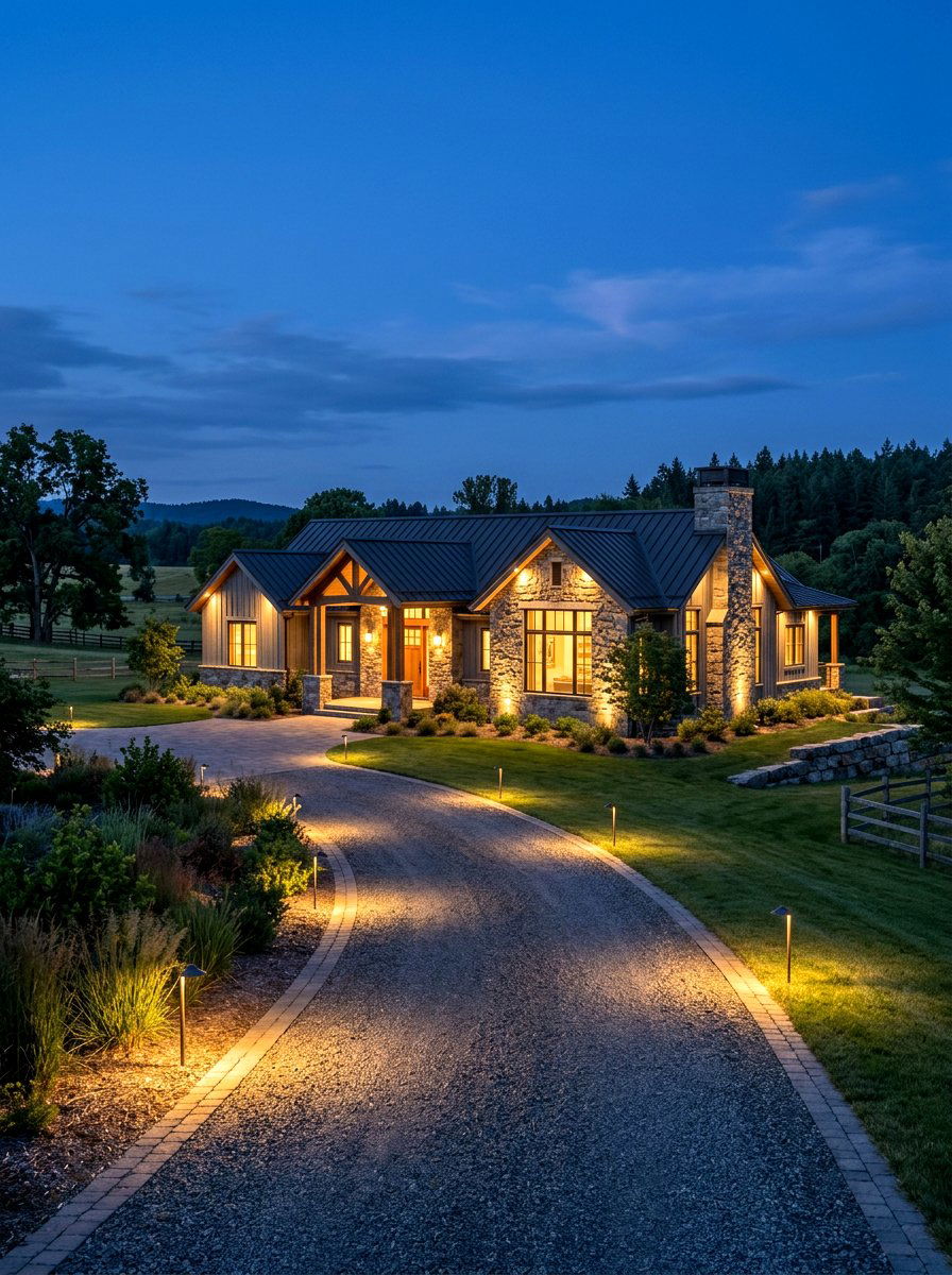 Ranch house exterior lighting - 30 ranch house exterior ideas