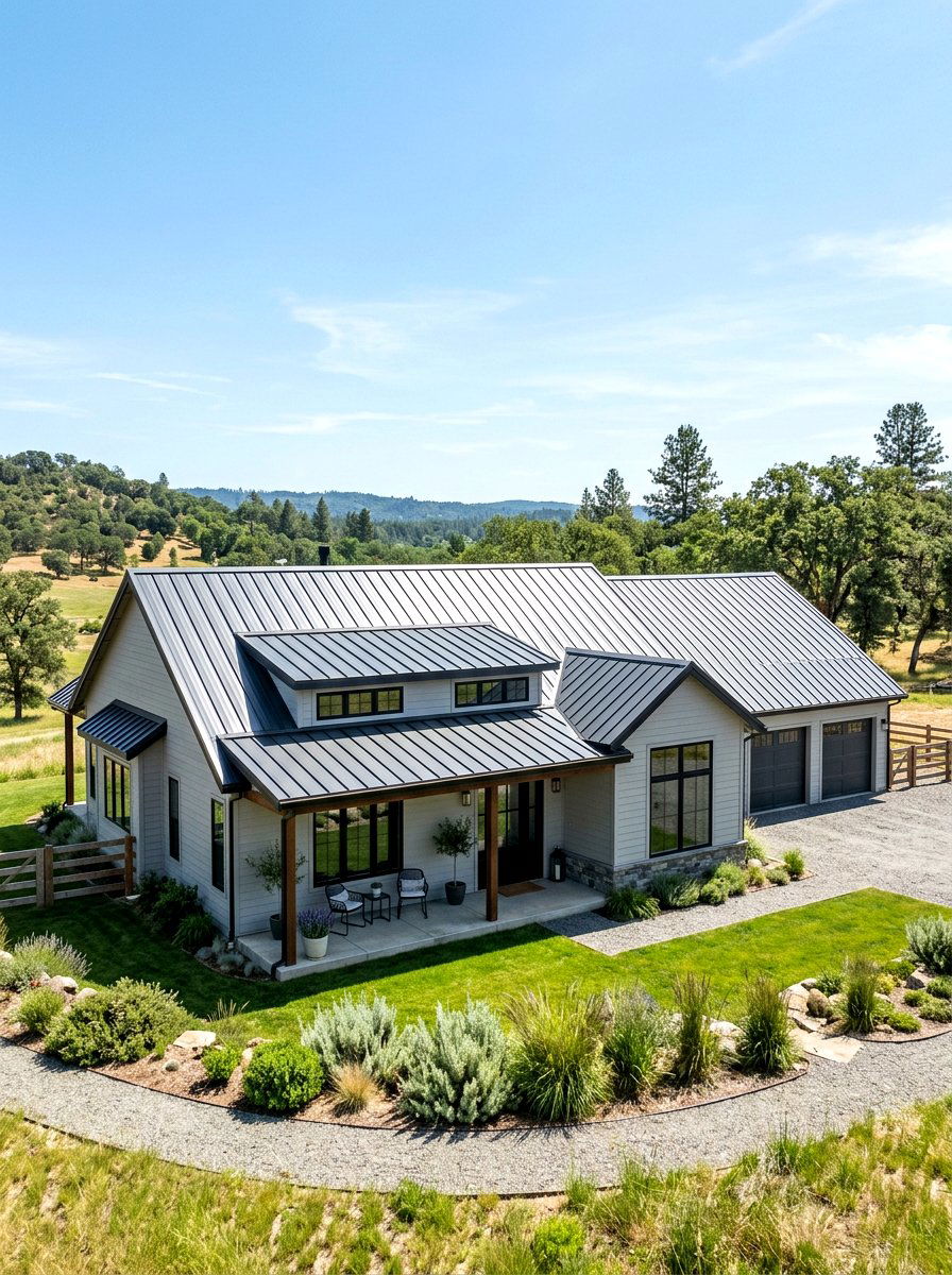 Ranch house metal roof - 30 ranch house exterior ideas